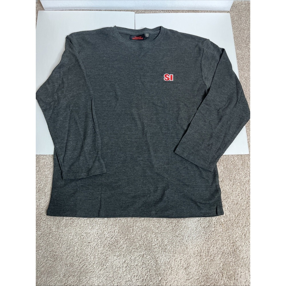 Sports Illustrated Casual Long Sleeve Shirt Mens Size XXL - Gray